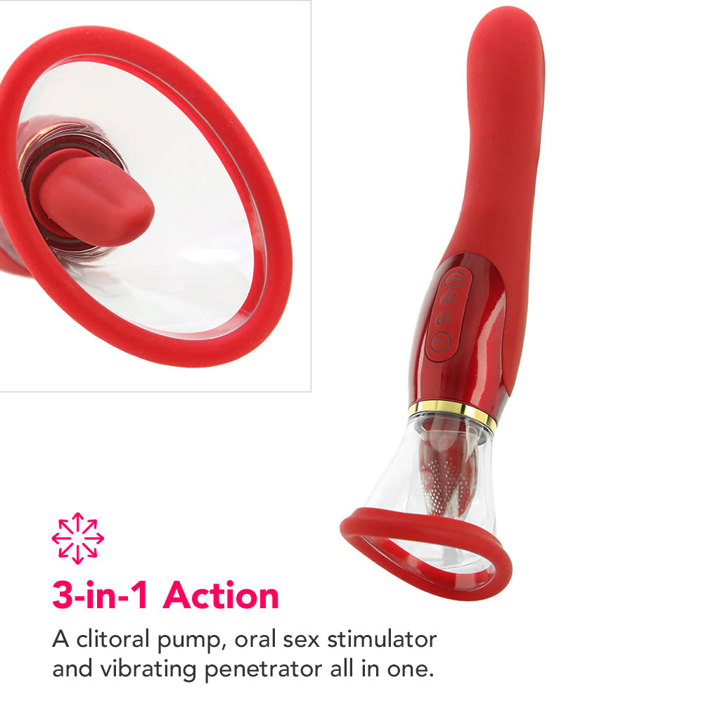 Luxury Edition Ultimate Pleasure Clitoral Pump Vibe Vibrators > Clitoral Stimulators