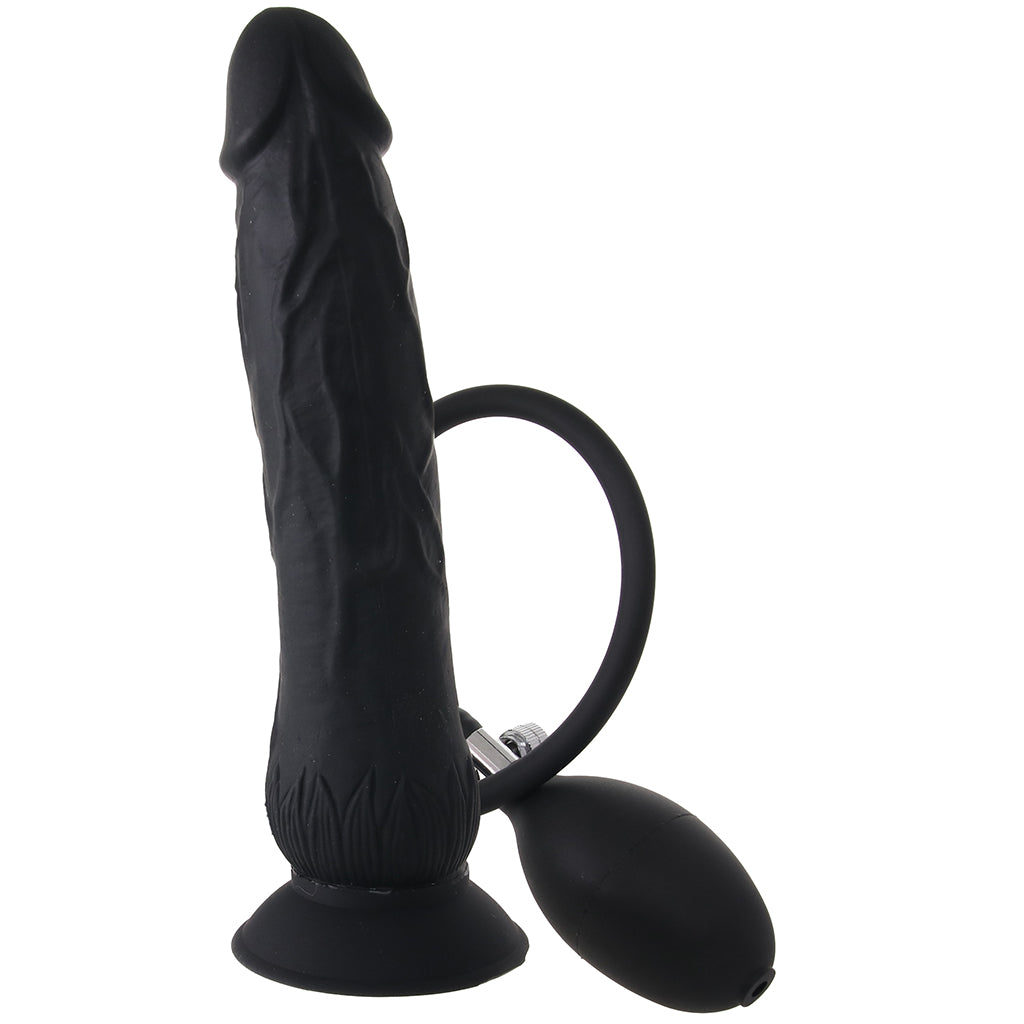Size Up 7.5 Inch Silicone Inflatable Dildo Dildo Sex Toys > Realistic Dildos