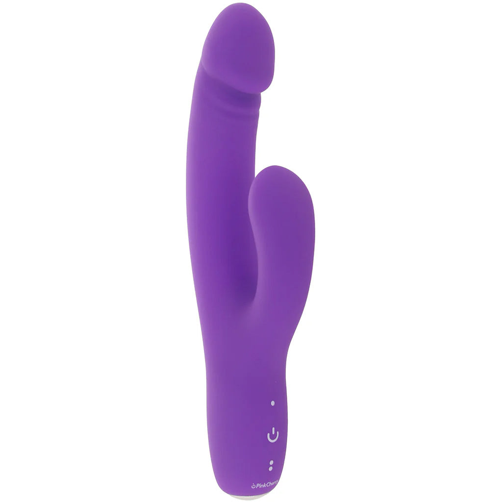 PinkCherry Realistic Slim Rabbit Vibe in Purple Vibrators > Rabbit Vibrators