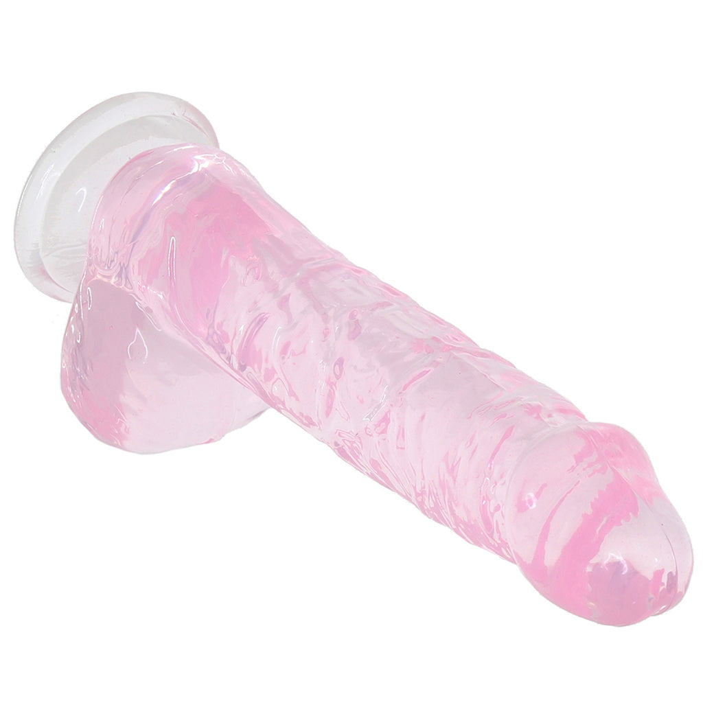 Naturally Yours 6 Inch Crystaline Dildo in Rose Dildo Sex Toys > Realistic Dildos