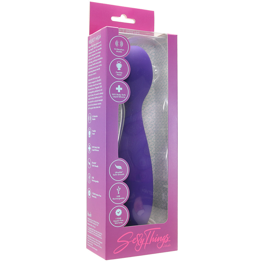 Sexy Things Velvet High Wand Vibe Vibrators > Wands