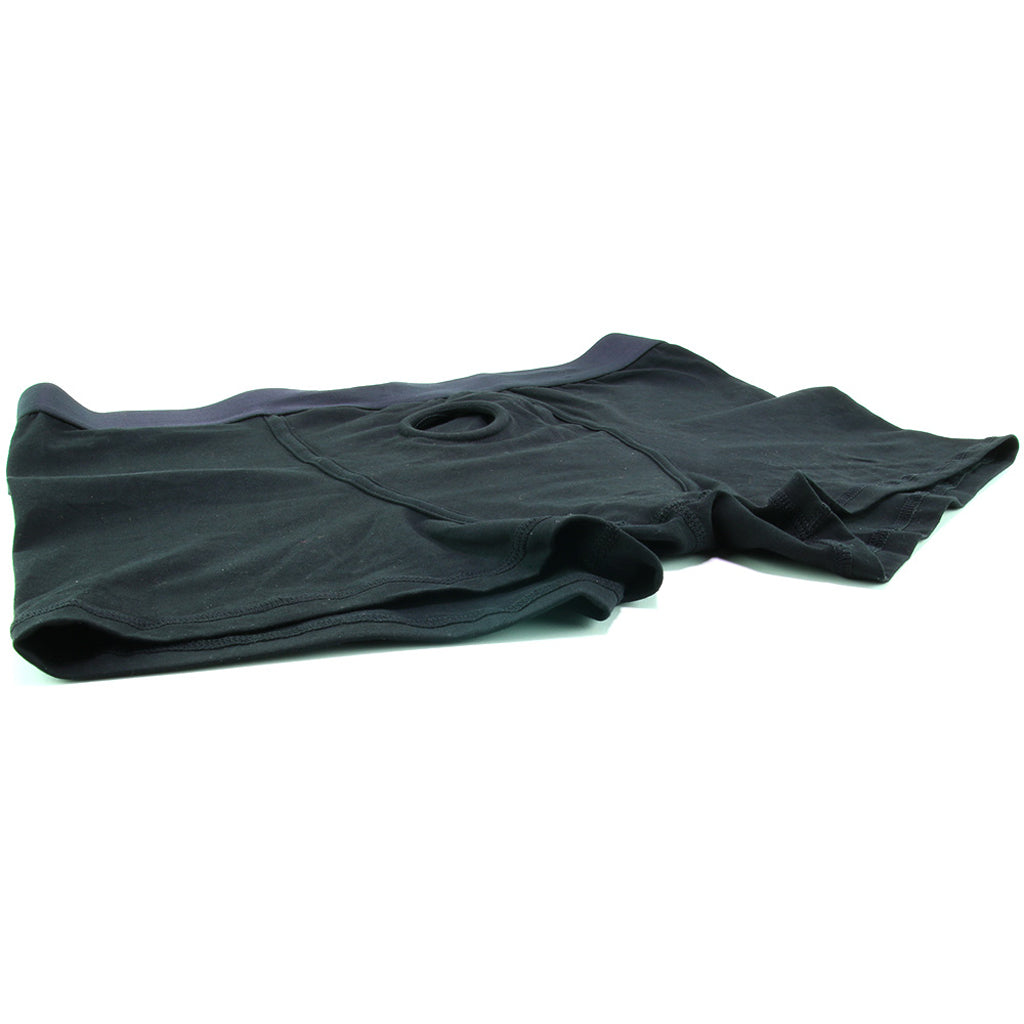 Packer Gear Black Boxer Brief Harness in 2X/3X Dildo Sex Toys > Strap-On and Harnesses