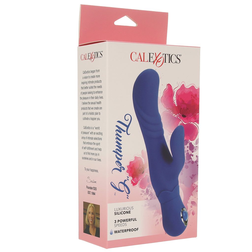 Posh Silicone Thumper G Vibe in Blue Vibrators > Rabbit Vibrators