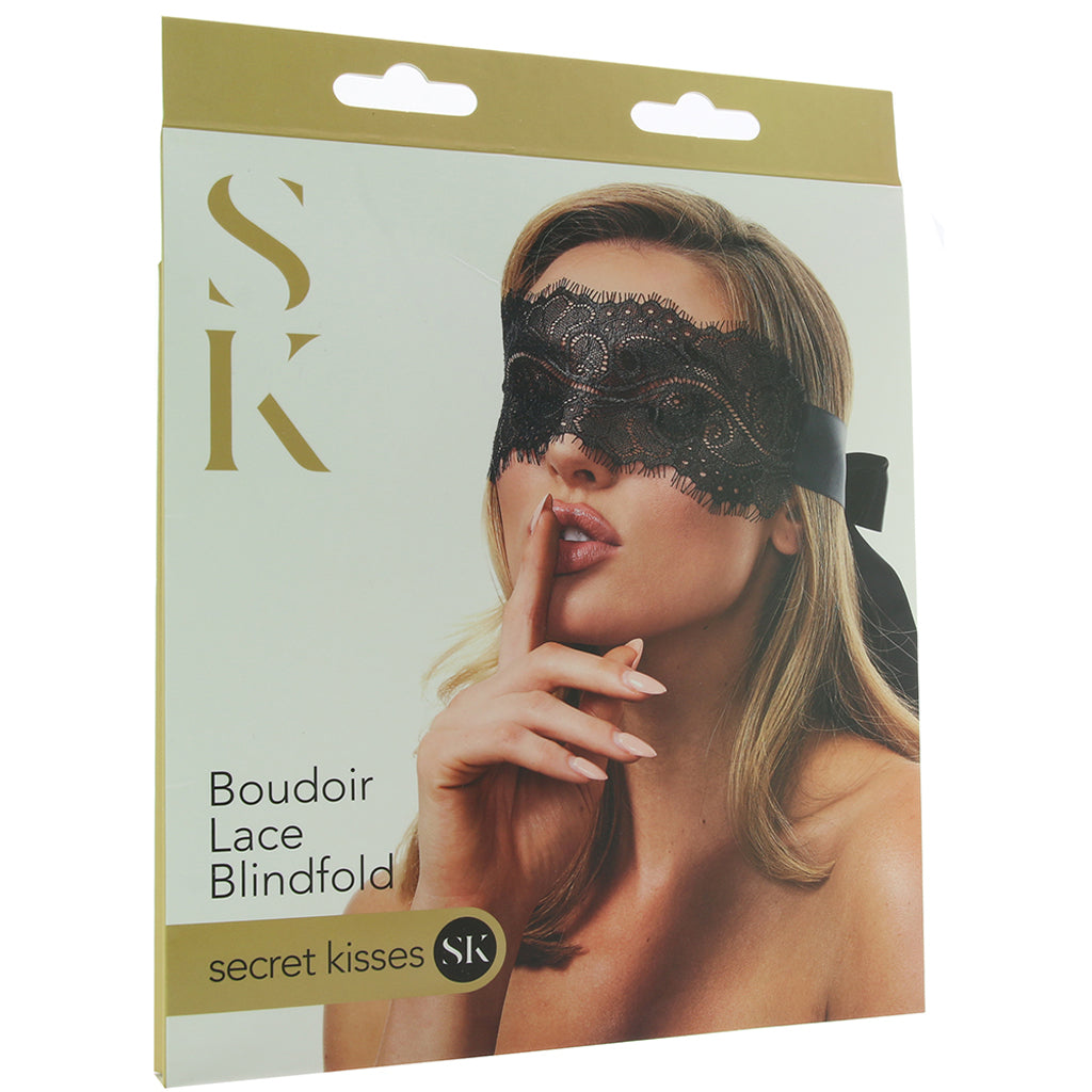 Secret Kisses Boudoir Lace Blindfold Bondage and Fetish > Pleasure Masks and Dress Up Play