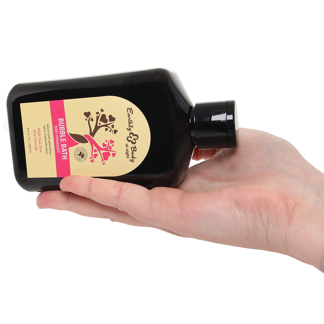 At Night Bubble Bath 8.4oz/250ml in Wild Pink Rose Lubes and Lotions > Hair & Skincare