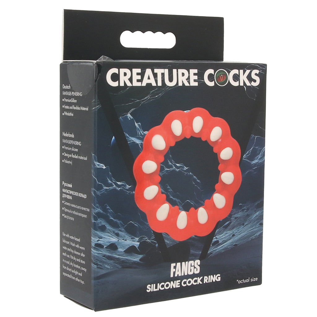 Creature Cocks Fangs Silicone Cock Ring Cock Rings