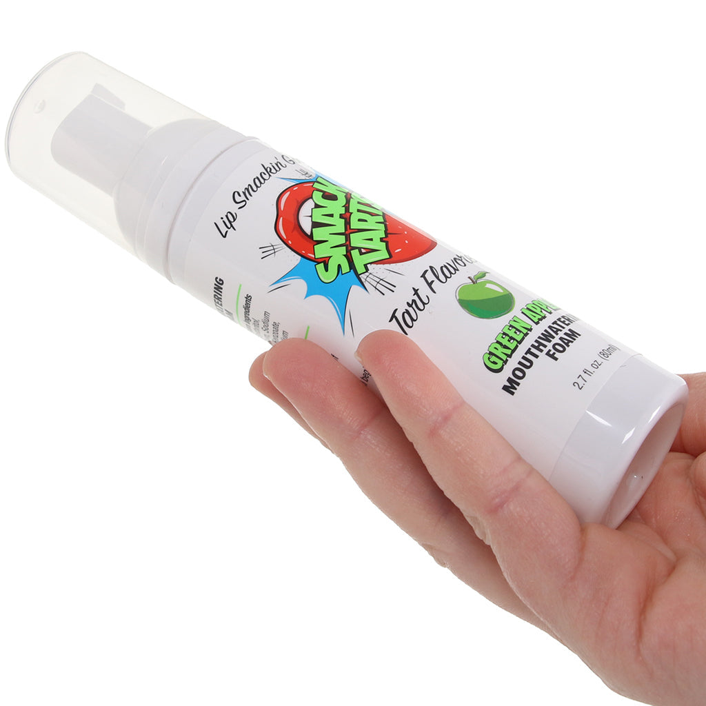 Smack Tarts Mouthwatering Foam 2.7oz/80ml in Green Apple Lubes and Lotions > Flavored Sex Lubes