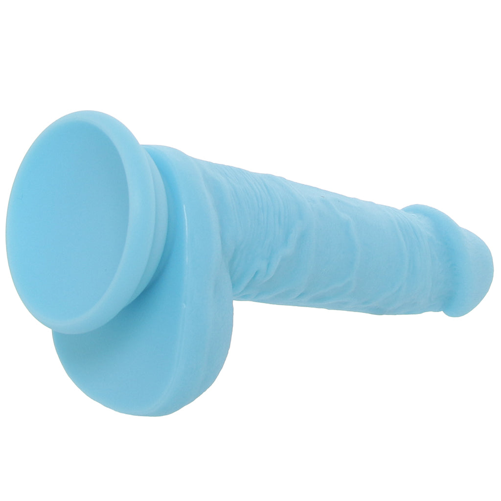 Declan 6.5 Inch Silicone Dildo in Blue Dildo Sex Toys > Realistic Dildos