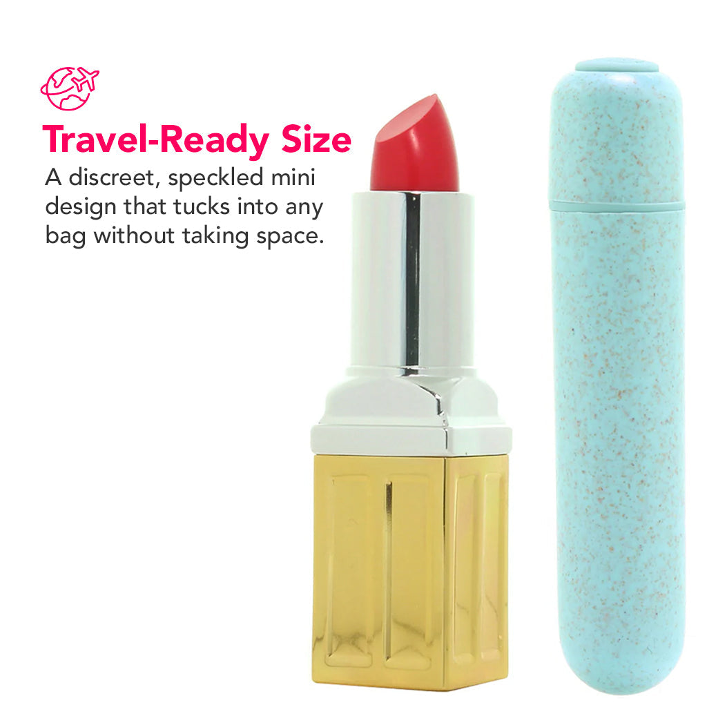 Gaia BioFeel Biodegradable Bullet Vibe in Aqua Vibrators > Bullet and Egg Vibrators