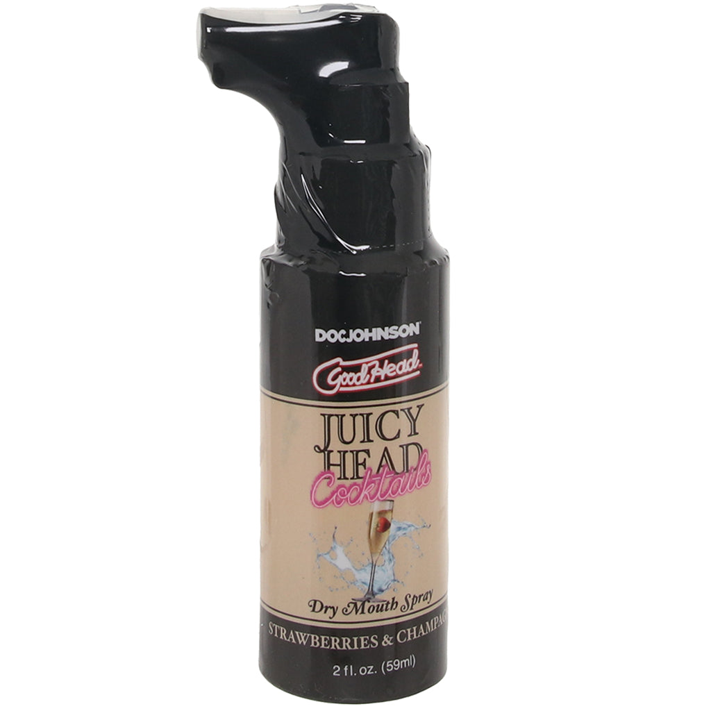 GoodHead Juicy Mouth Spray 2oz/59ml in Strawberries & Champ Lubes and Lotions > Flavored Sex Lubes