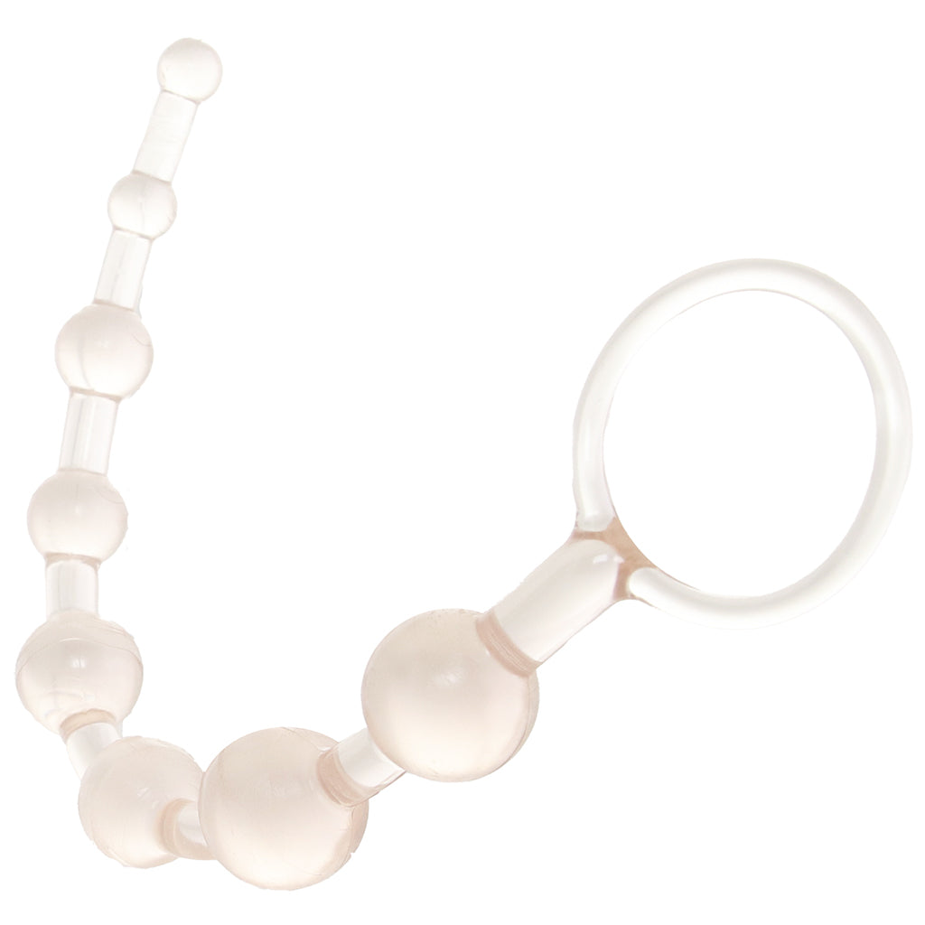Shane's World Anal 101 Intro Beads in Clear Anal Sex Toys > Anal Beads
