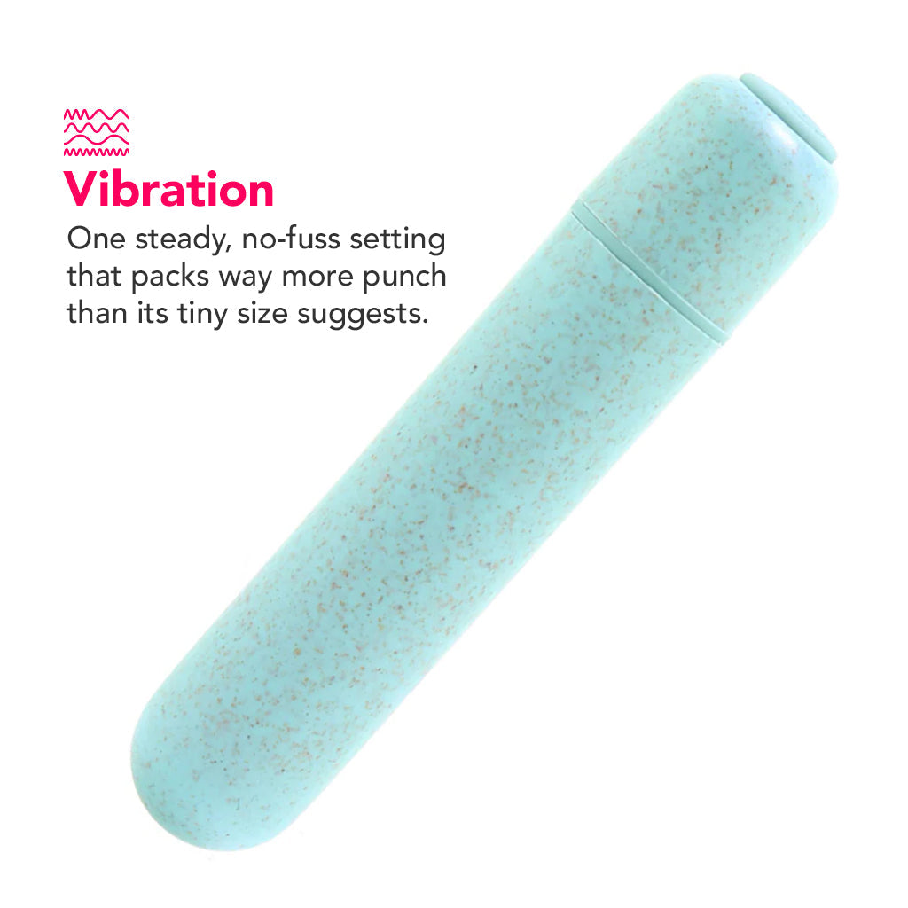 Gaia BioFeel Biodegradable Bullet Vibe in Aqua Vibrators > Bullet and Egg Vibrators