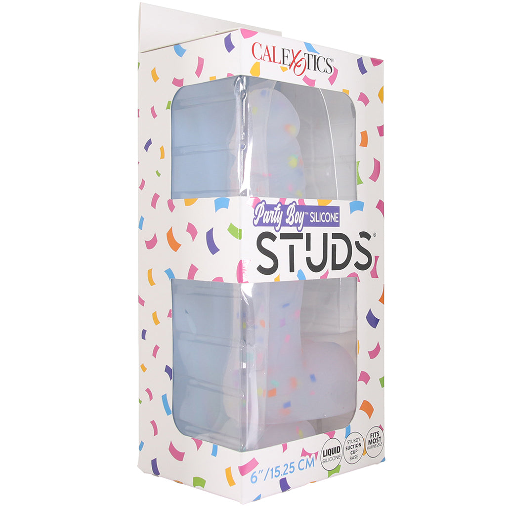 Silicone Studs Party Boy 6 Inch Dildo Dildo Sex Toys > Realistic Dildos