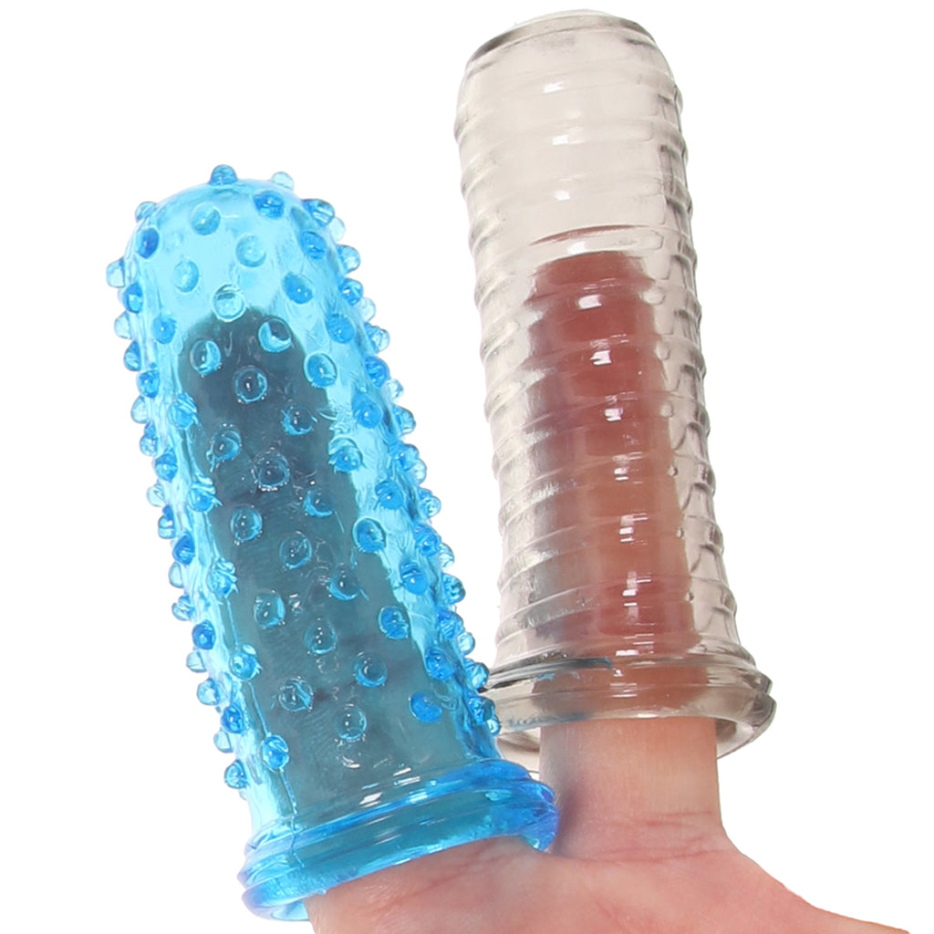 Blue Line 2-Pack Anal Finger Sleeves Anal Sex Toys > Anal Starter Toys