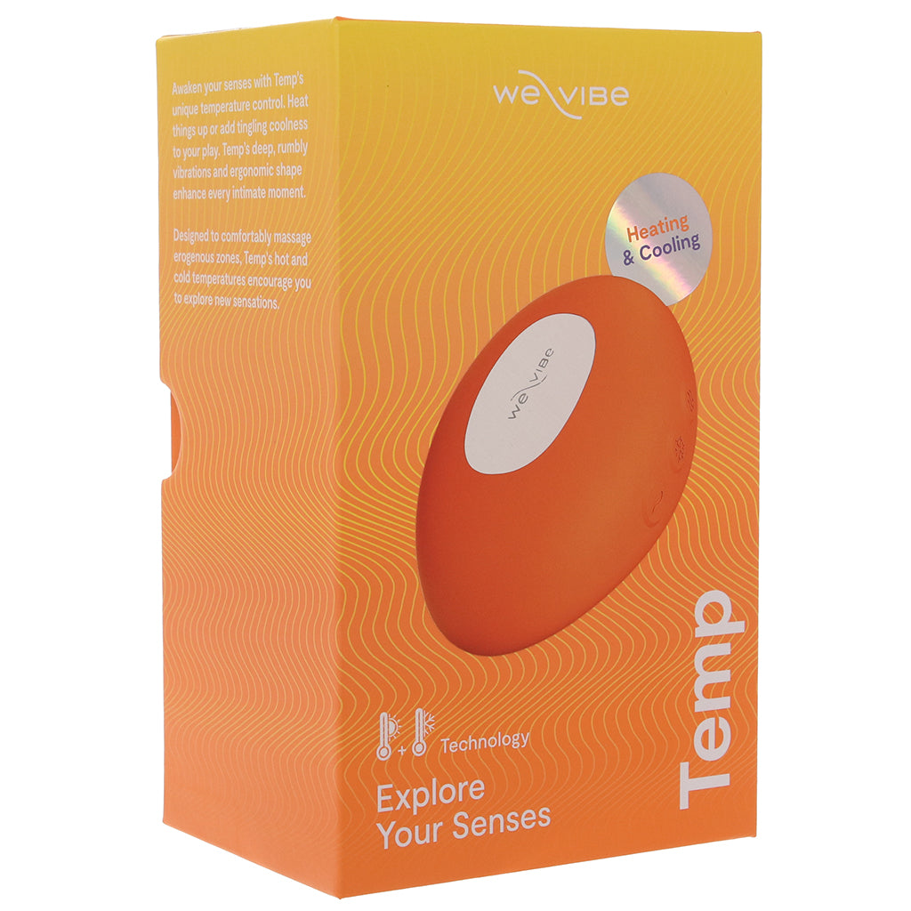 We-Vibe Temp Temperature Play Vibe in Tangerine Vibrators > Clitoral Stimulators