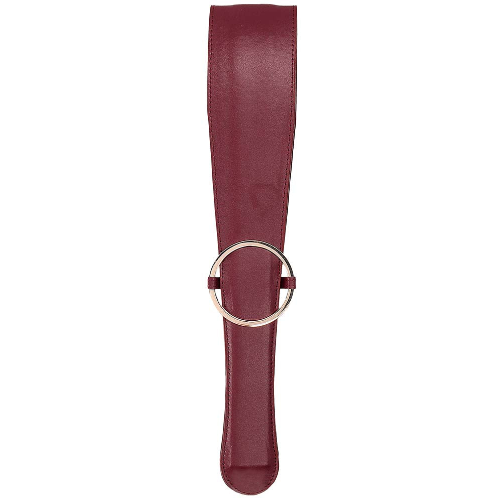Ouch! Halo Belt Flogger in Burgundy Bondage and Fetish > Whips and Crops