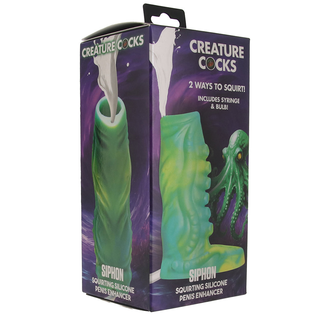 Creature Cocks Tentacle Squirting Enhancer in Green Male Enhancement > Extenders and Sleeves