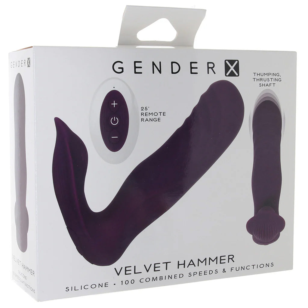 Gender X Velvet Hammer Remote Wearable Vibe Vibrators > Wearable & Panty Vibrators