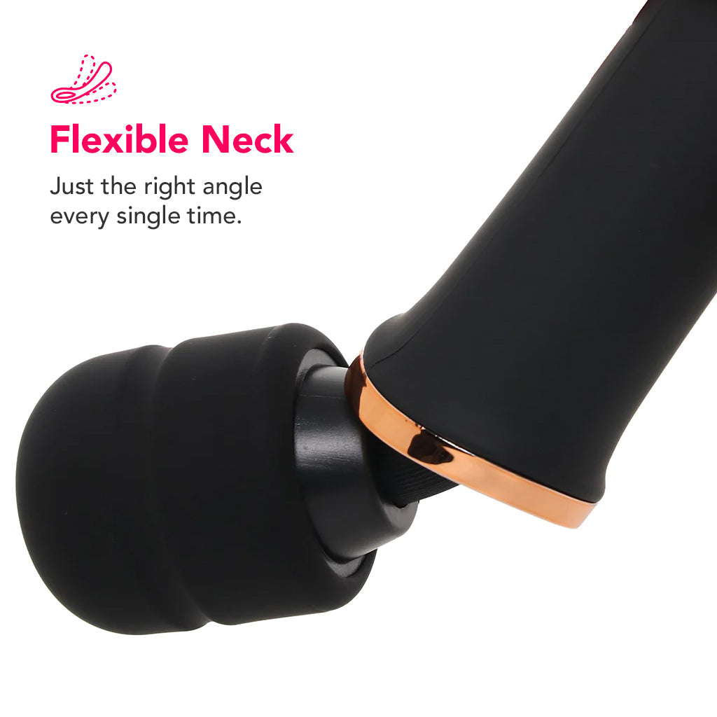 PinkCherry Rechargeable Wand in Black Vibrators > Wands