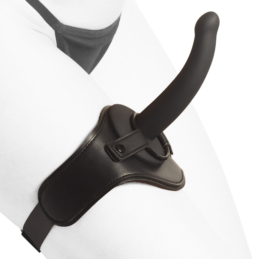 Onyxxx Thigh Strap-On with 5 Inch Silicone Probe Dildo Sex Toys > Strap-On and Harnesses