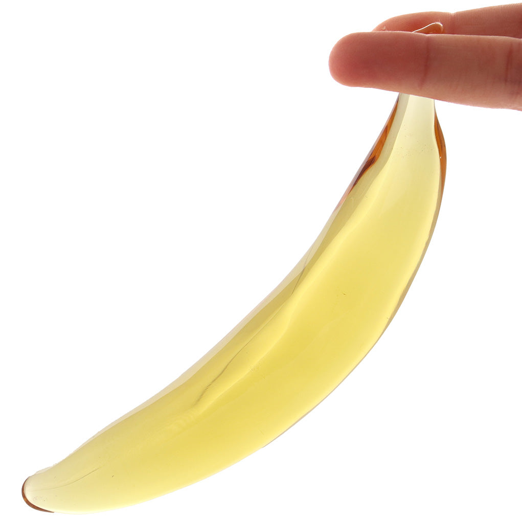 gläs Banana Joy Glass Dildo Dildo Sex Toys > G-Spot Dildos