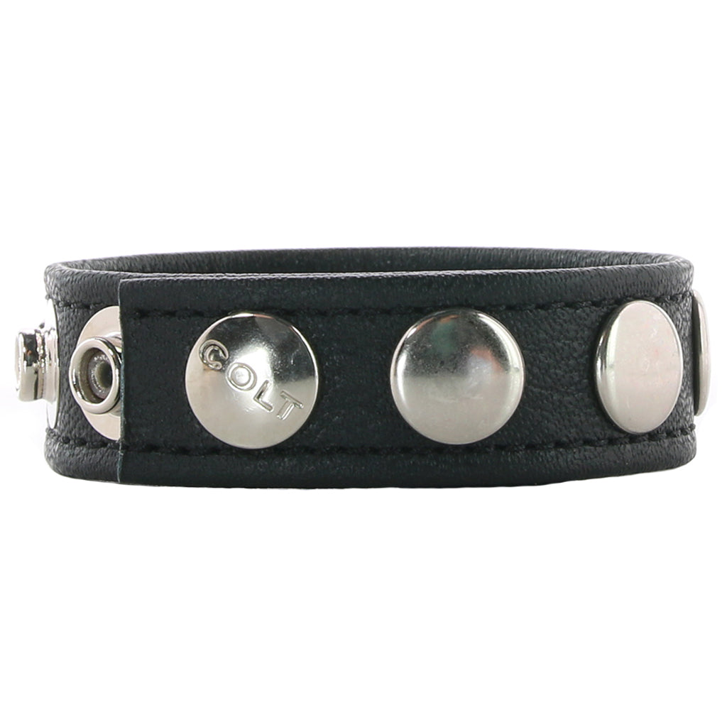 Colt 5 Snap Leather Cock Ring Cock Rings