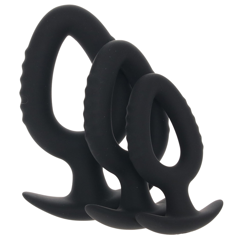 Master Series Pop Plugs 3 Piece Anal Trainer Kit Anal Sex Toys > Butt Plugs