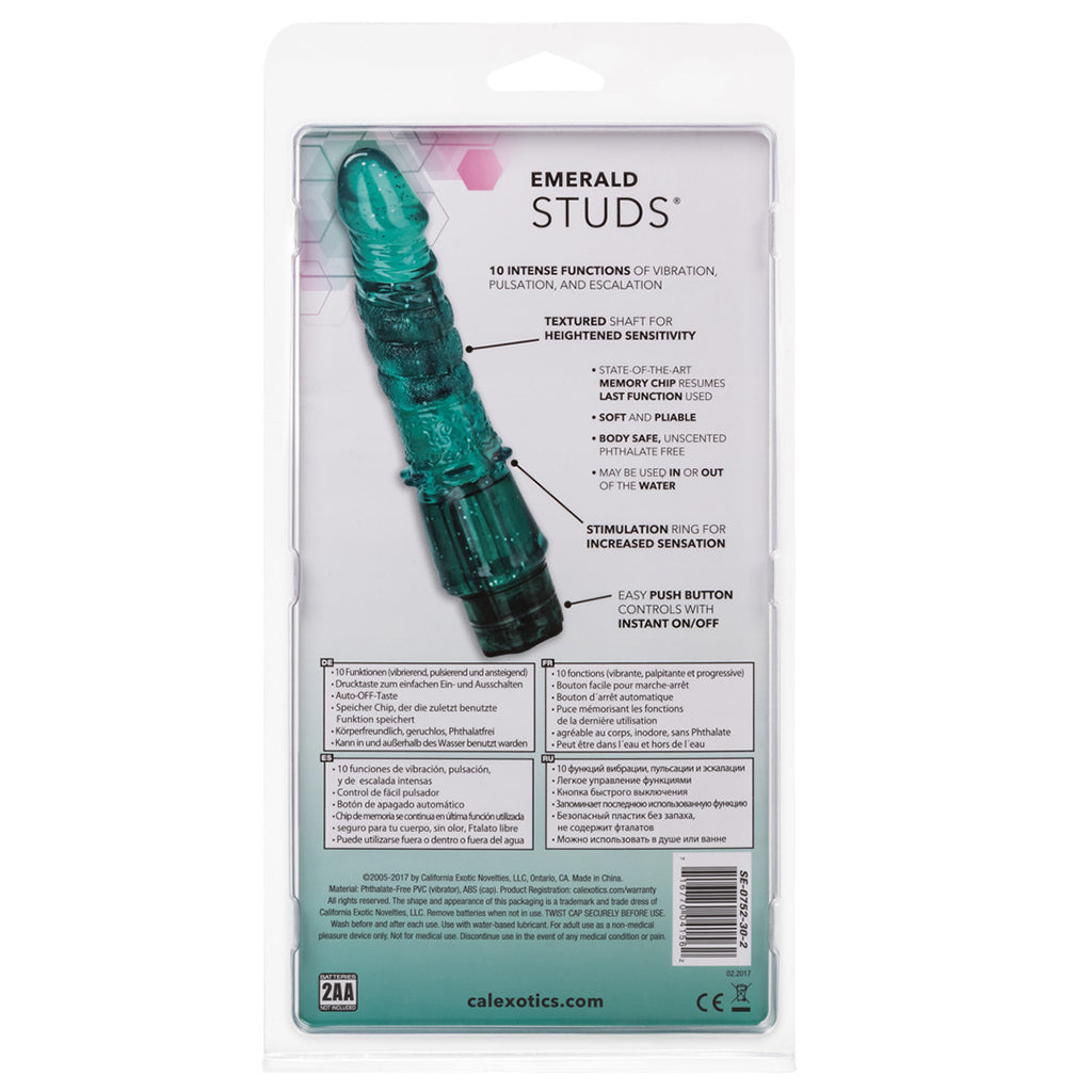 Emerald Studs Arouser Waterproof Vibe Vibrators > G-Spot Vibrators