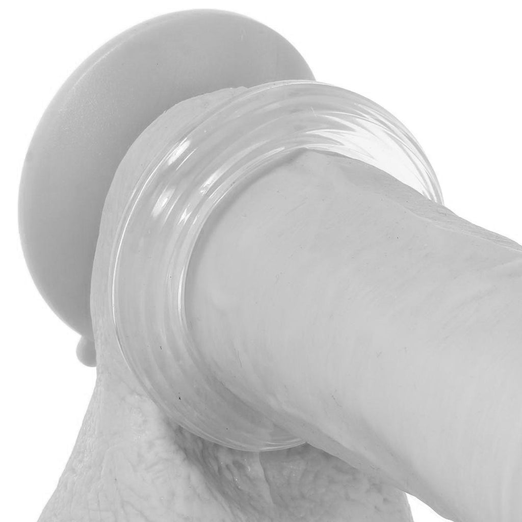 Medium Premium Silicone Cock Ring in Clear Cock Rings