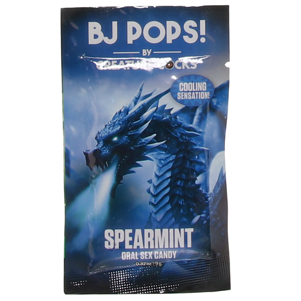 Creature Cocks BJ Pops! Candy .32oz/90g in Spearmint Sensual Love > Tasty Treats