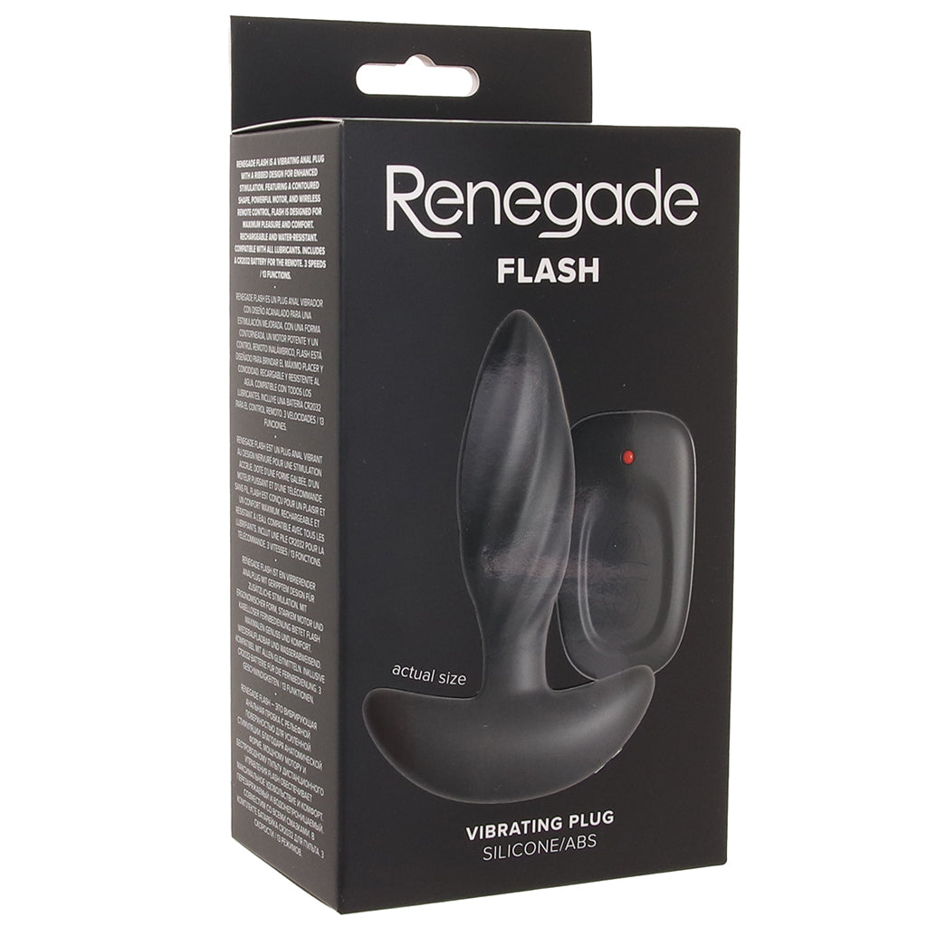 Renegade Flash Vibrating Butt Plug Anal Sex Toys > Butt Plugs