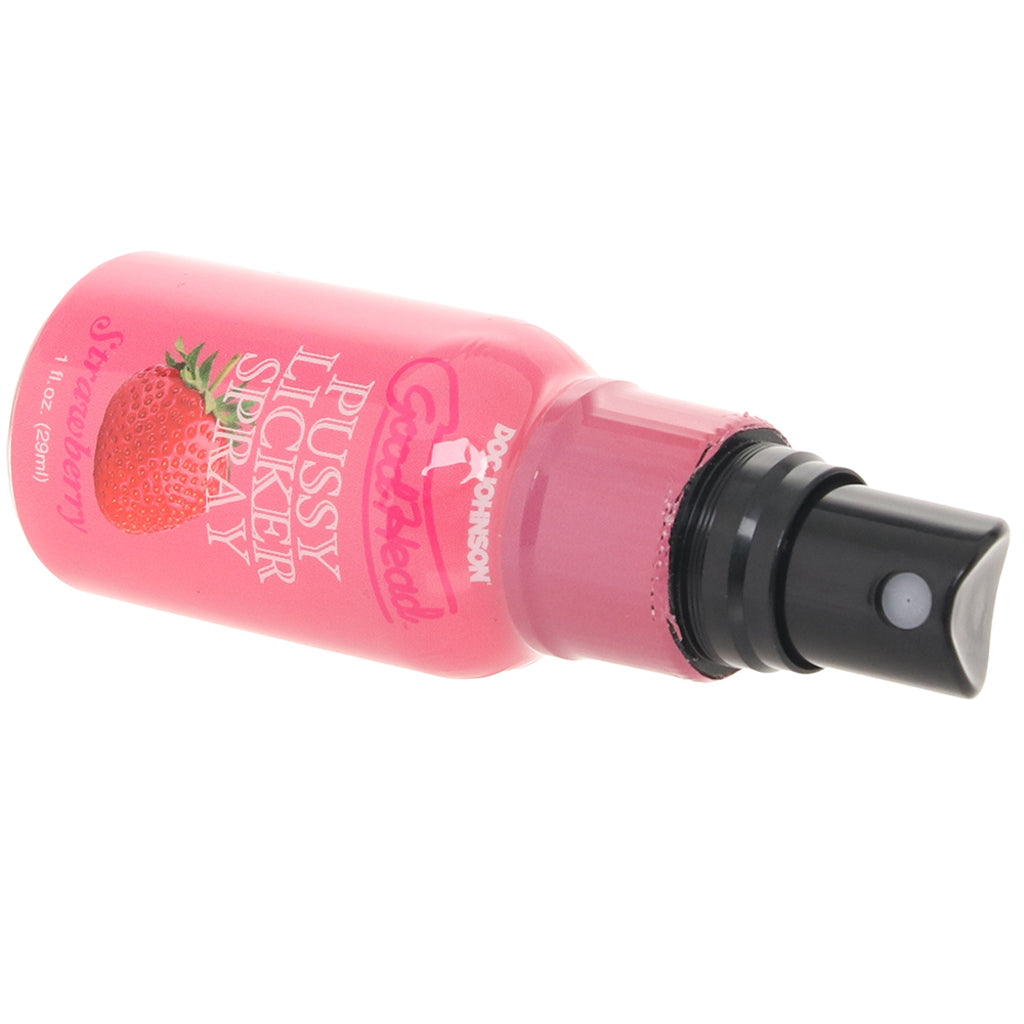 GoodHead Pussy Licker Spray 1fl.oz/29ml in Strawberry Lubes and Lotions > Flavored Sex Lubes