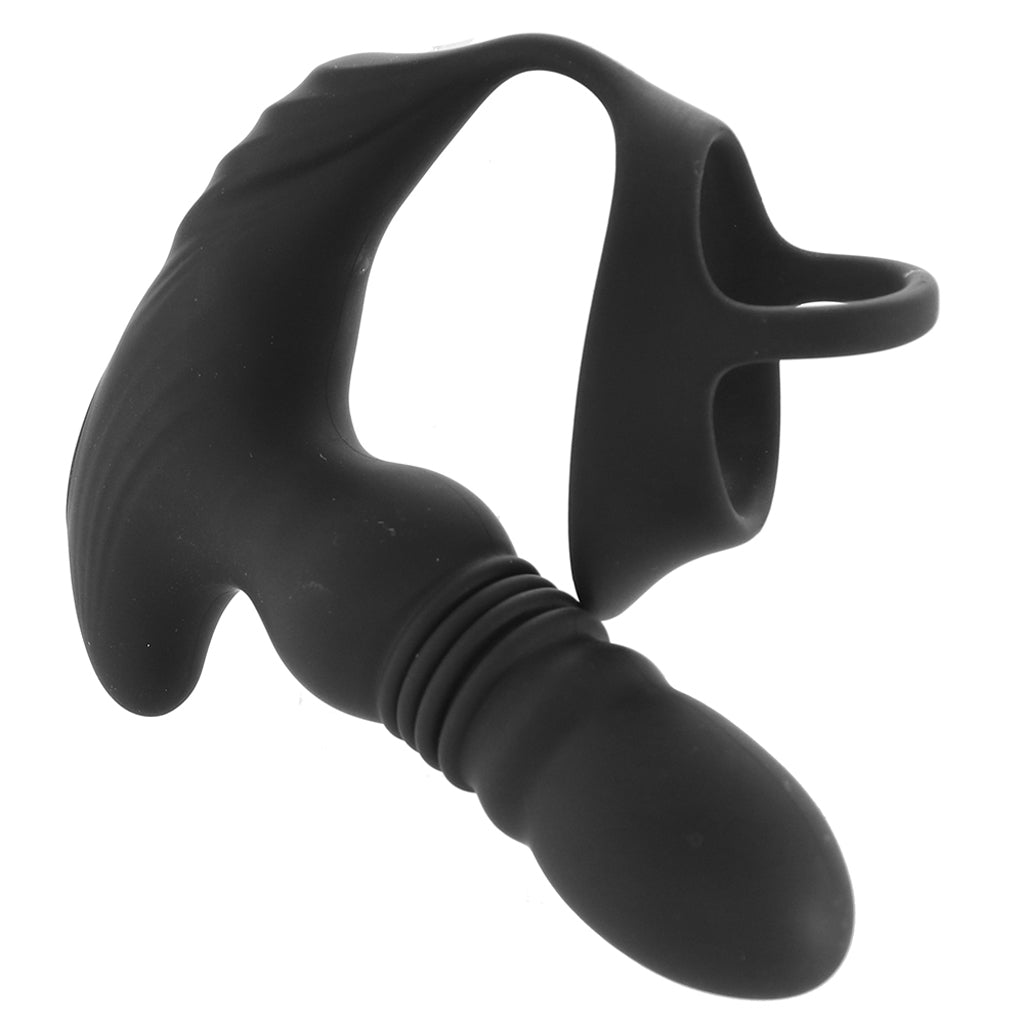 Thunder Plugs Thrusting Remote Plug with Cock Strap Anal Sex Toys > Anal Vibrators