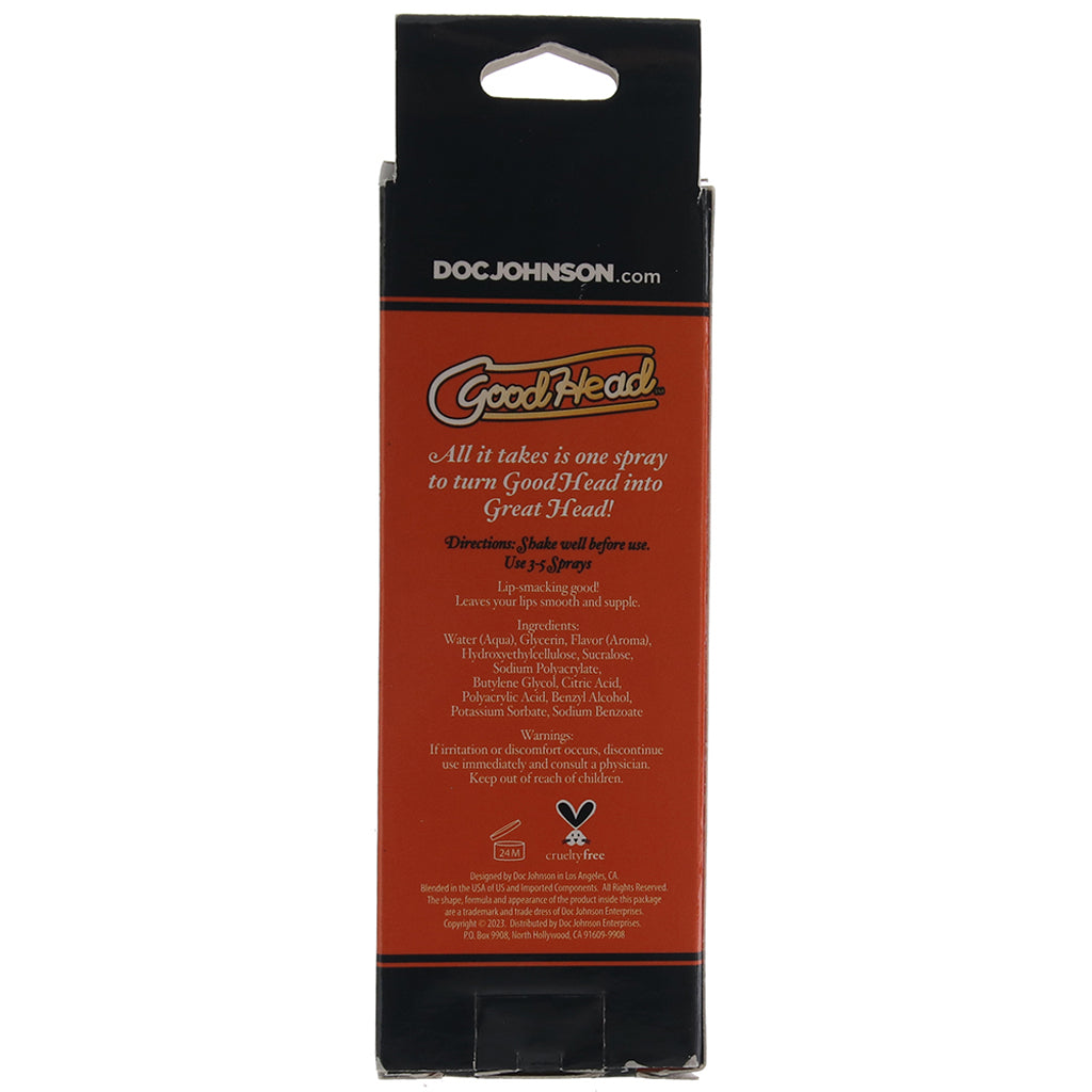 GoodHead Juicy Head Sours Mouth Spray 2oz/59ml in Peach Lubes and Lotions > Flavored Sex Lubes