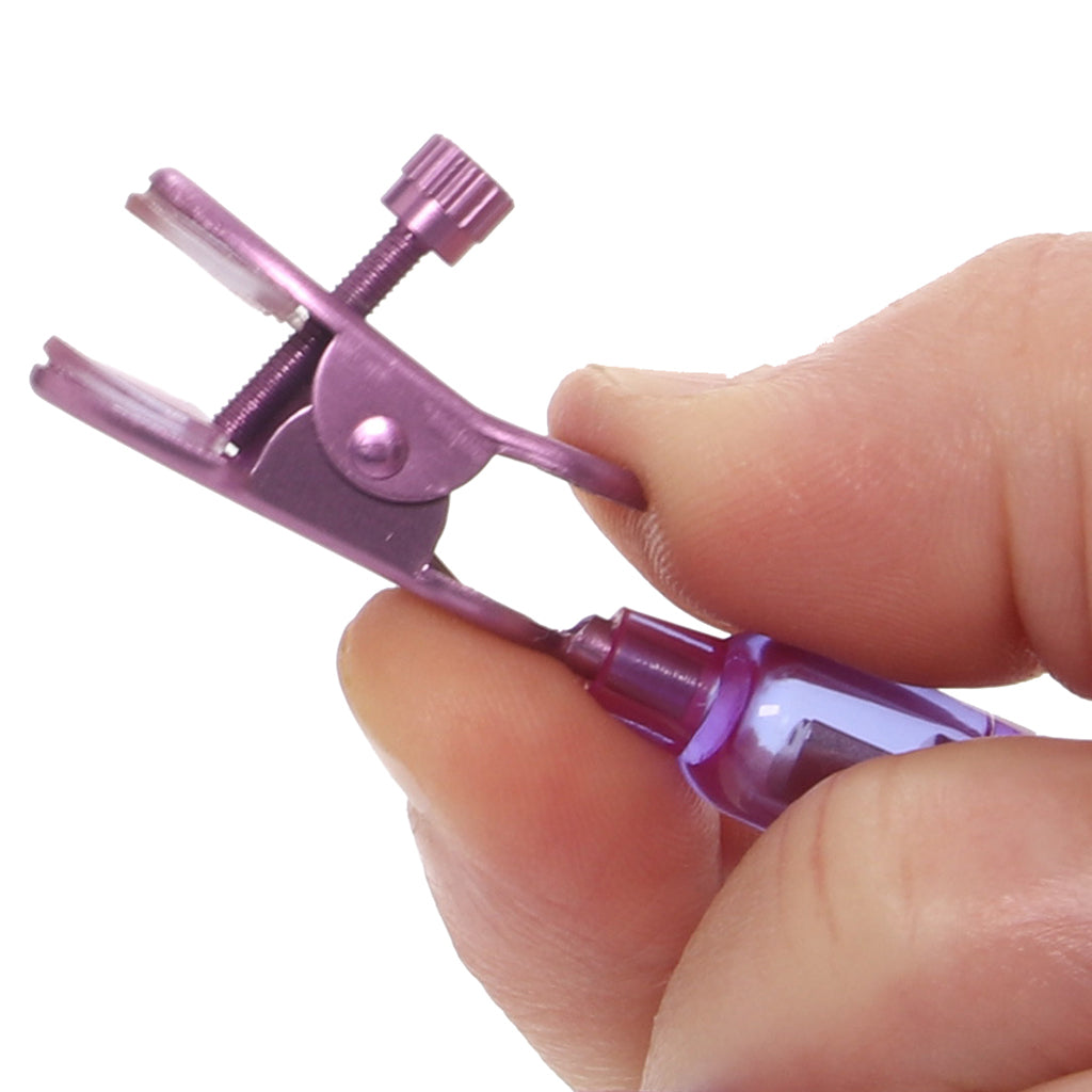 Remote Control Vibrating Nipple Clips Bondage and Fetish > Nipple Stimulators & Clamps