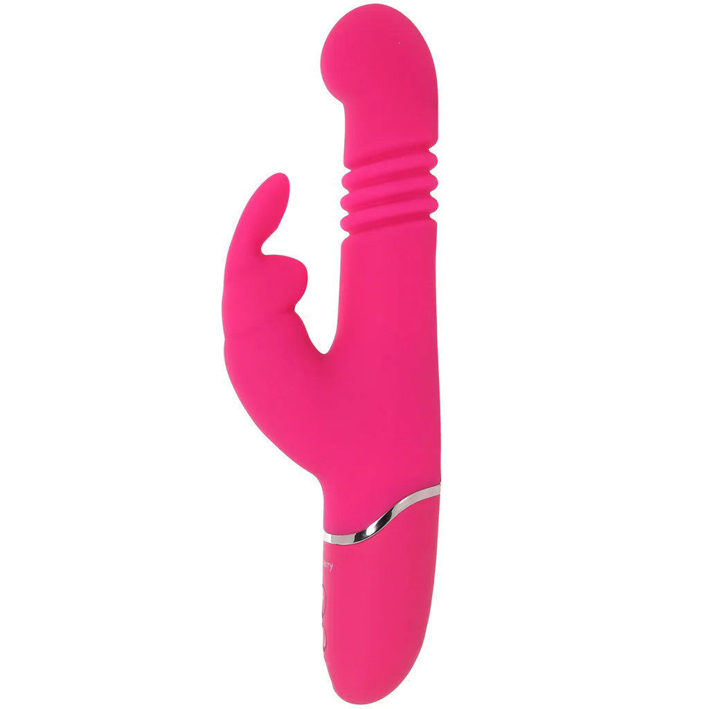 PinkCherry Thrusting Rabbit Vibe in Pink Vibrators > Rabbit Vibrators