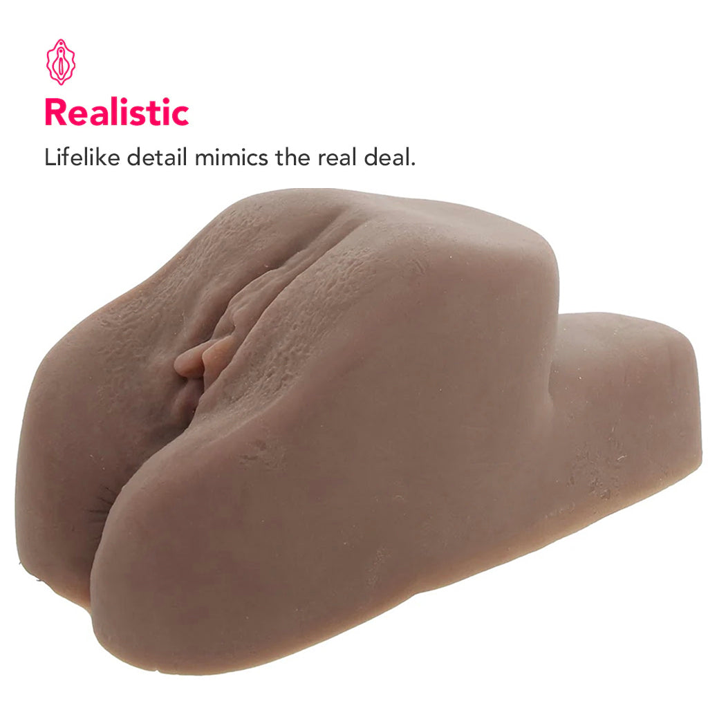 Lacey's Afro-Centric Pussy & Ass Vibrating Stroker Male Masturbators > Pocket Strokers