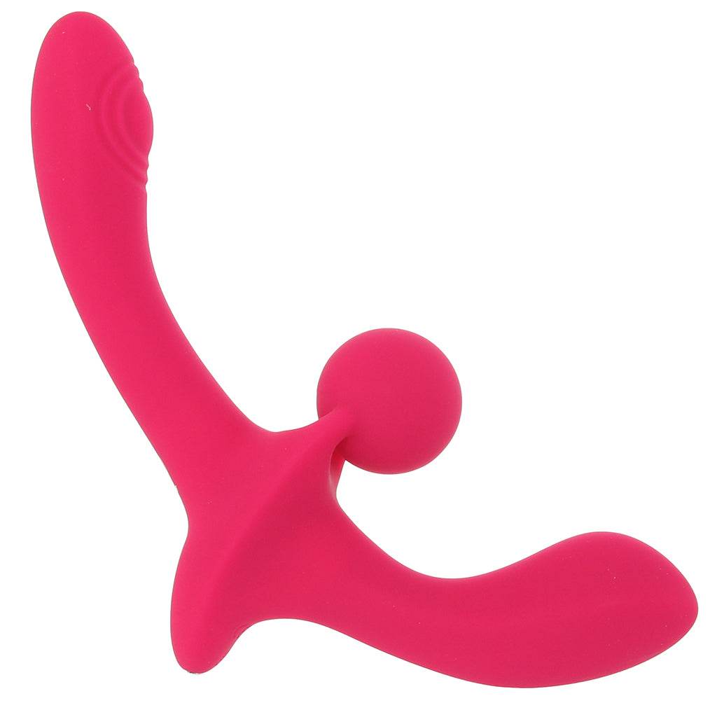 Together Double Tap Strapless Strap-On Vibe Dildo Sex Toys > Strap-On and Harnesses