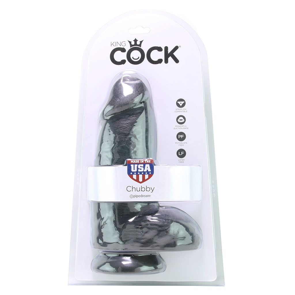 King Cock Chubby in Black Dildo Sex Toys > Large Dildos