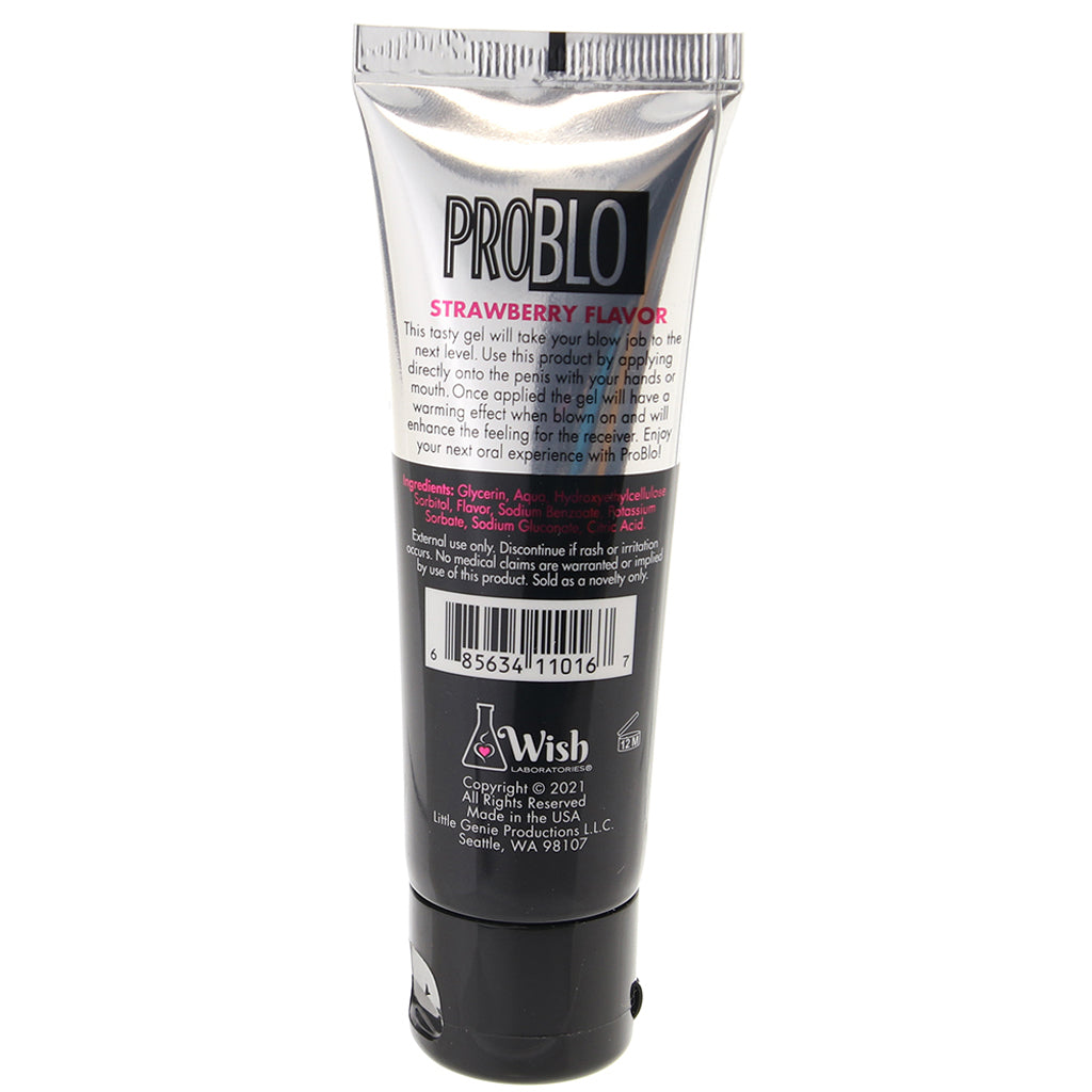 Pro Blo Flavored Oral Gel 1.5oz/44ml in Strawberry Lubes and Lotions > Sexual Stimulants