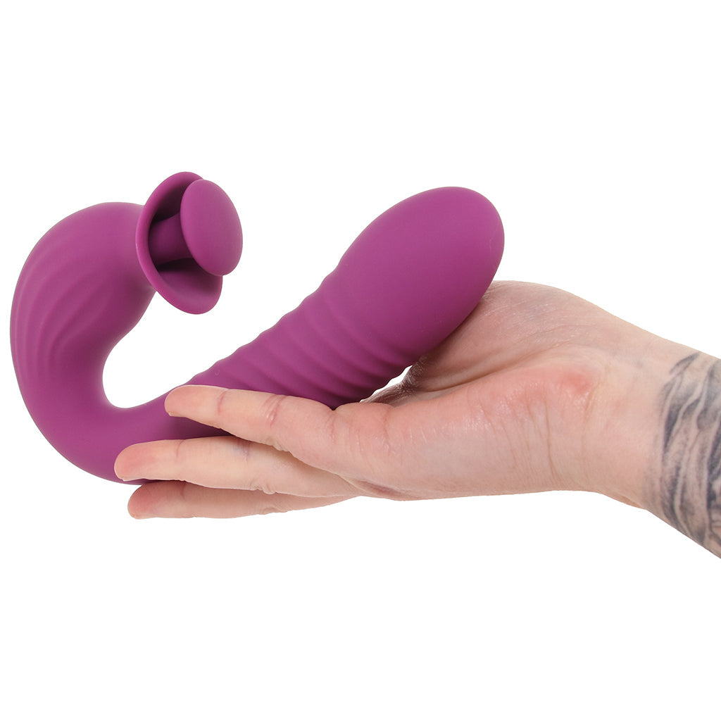 Deep Ecstasy G-Spot Thrusting Vibe Vibrators > Rabbit Vibrators