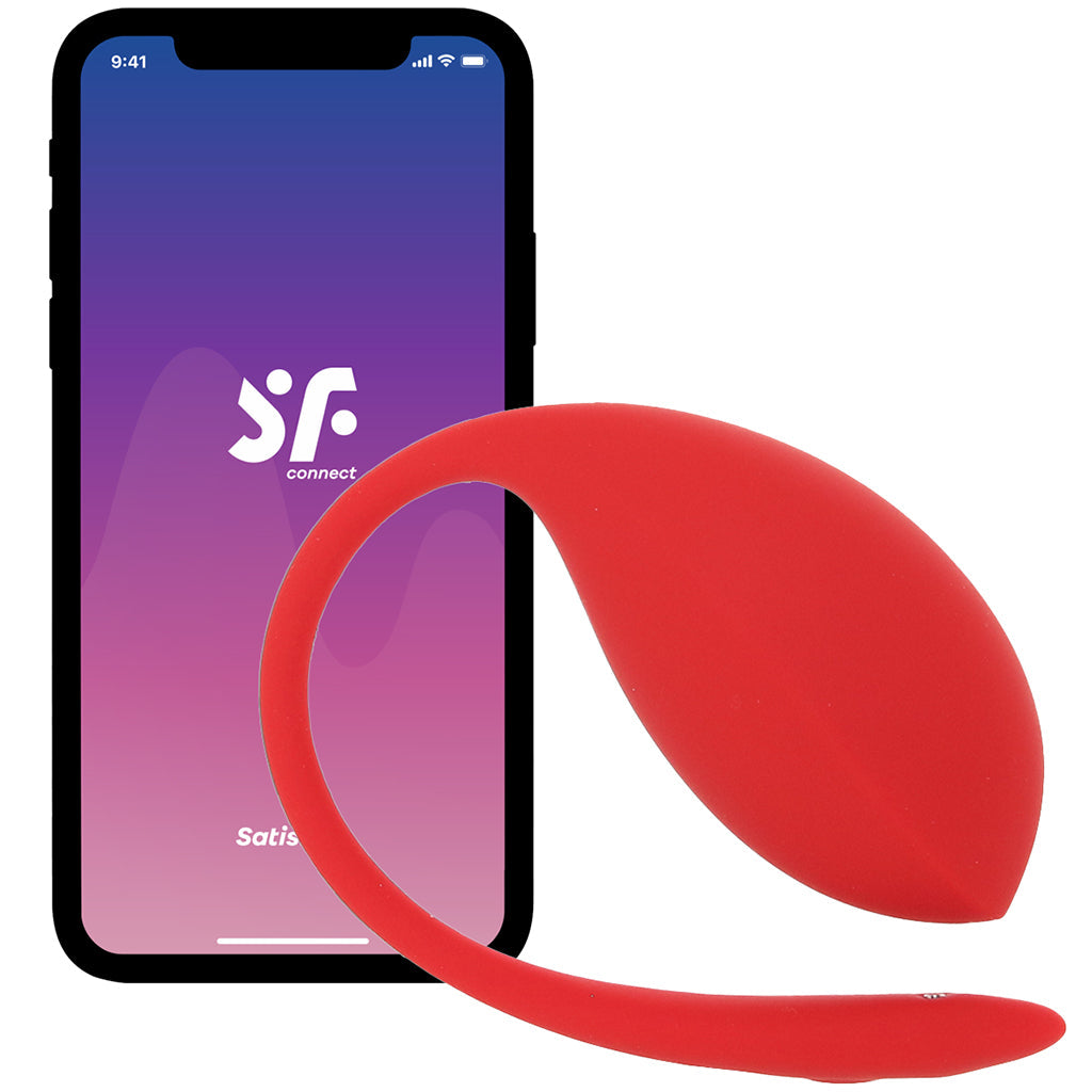 Satisfyer Shiny Petal Wearable Vibe in Red Vibrators > Bullet and Egg Vibrators