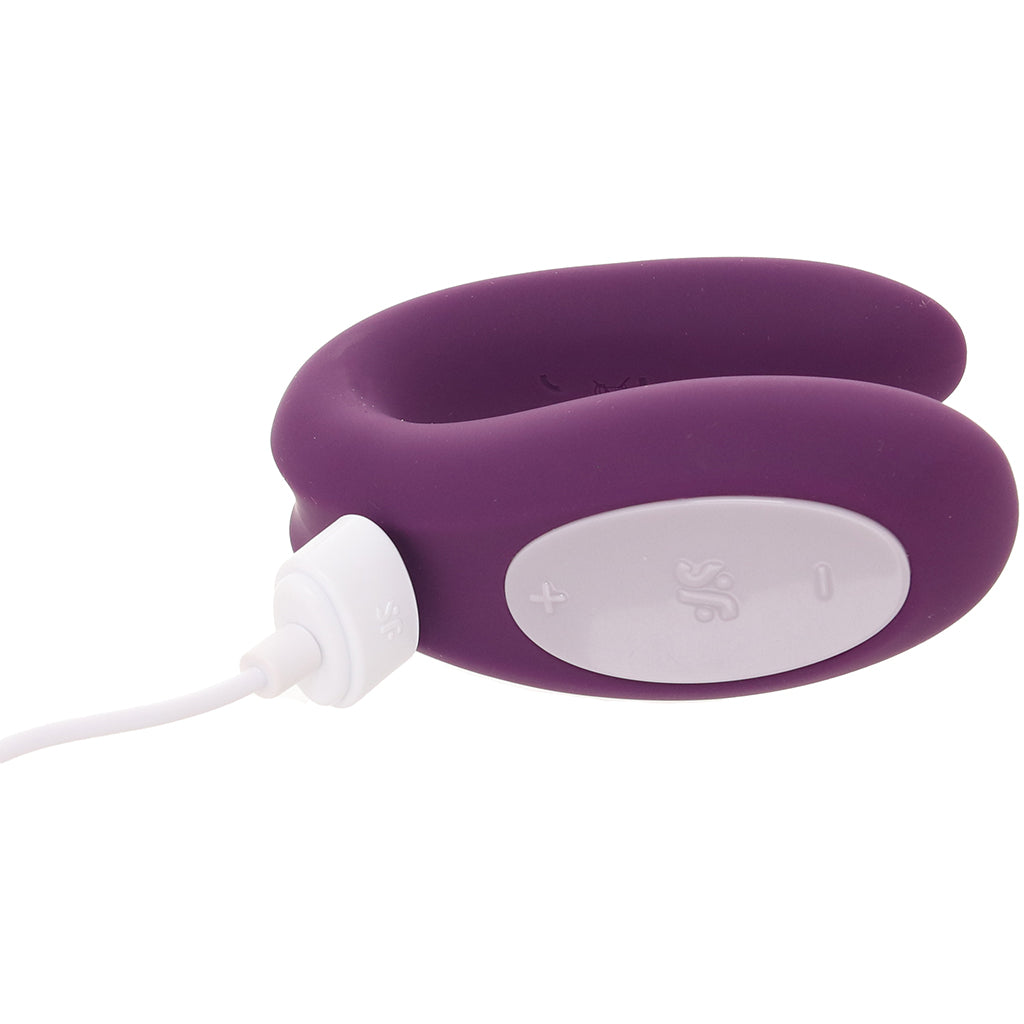 Satisfyer Double Joy Partner Vibe in Violet Vibrators > Clitoral Stimulators