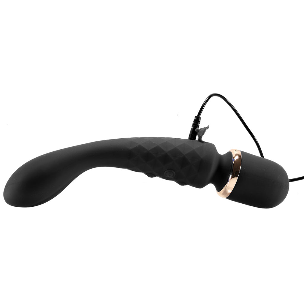 BodyWand Luxe 2-Way Wand in Black Vibrators > Wands