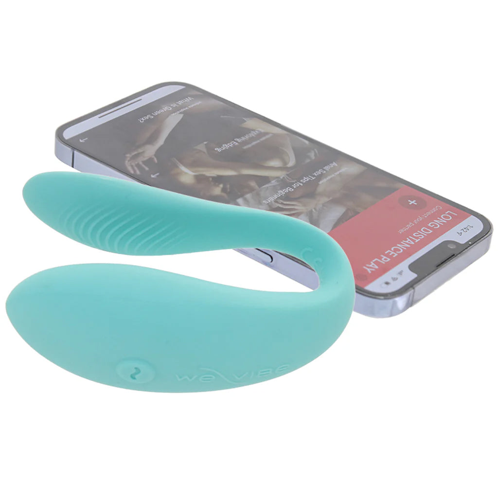 We-Vibe Sync Lite Couple's Vibe in Aqua Vibrators > G-Spot Vibrators