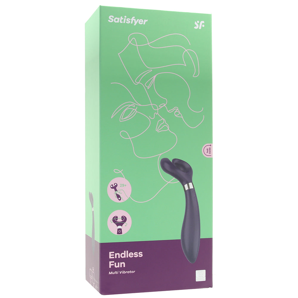 Satisfyer Endless Fun Multi Vibrator in Blue Vibrators > Clitoral Stimulators