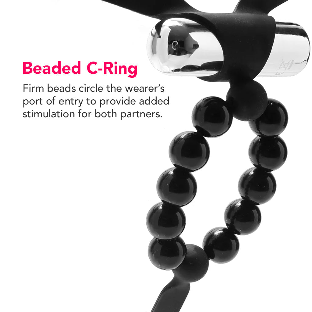Lover's Cheeky Thong with Stroker Beads Vibrators > Wearable & Panty Vibrators