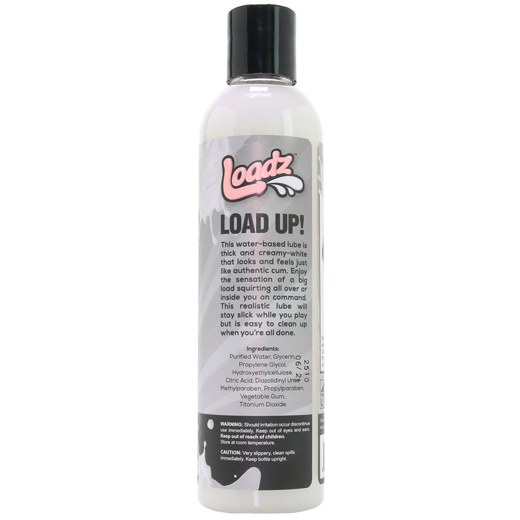 Loadz Cum Load Unscented Water Based Lube in 8oz/236ml Lubes and Lotions > Water Based Sex Lubes