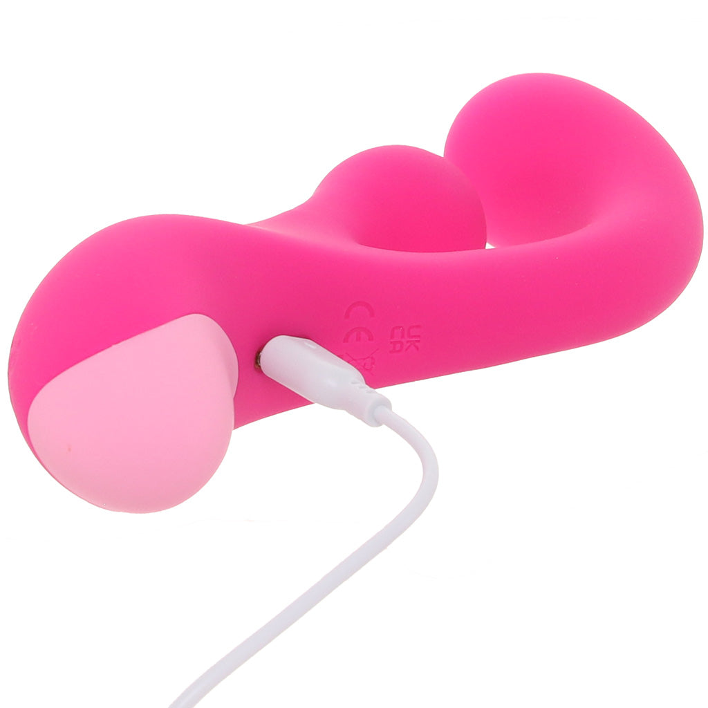 Bang! Gyro Silicone Rabbit Vibe in Pink Vibrators > Rabbit Vibrators
