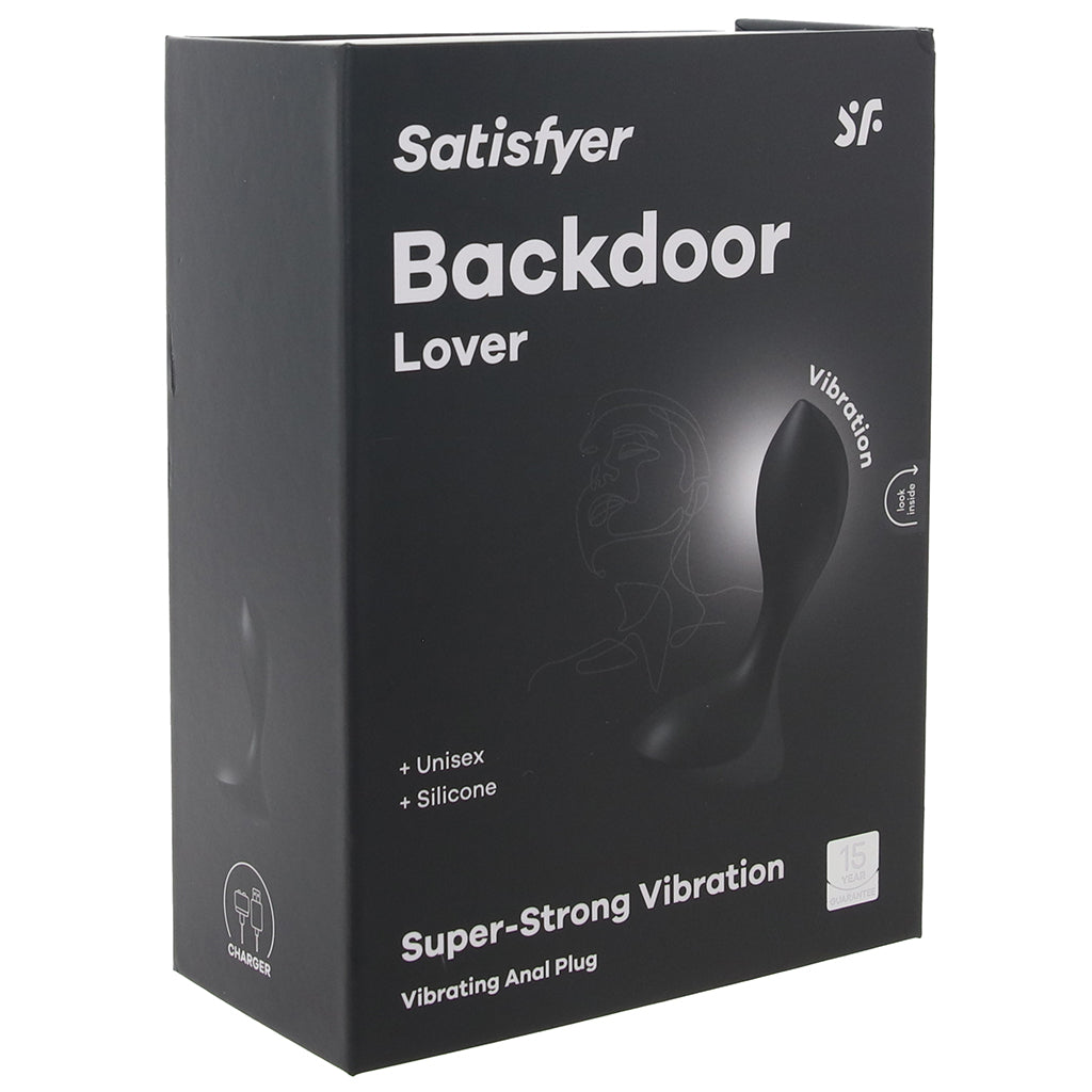 Satisfyer Backdoor Lover Plug Vibe in Black Anal Sex Toys > Butt Plugs